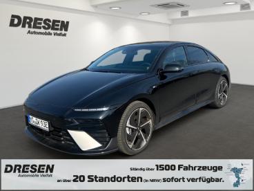 SPOTICAR Hyundai Ioniq 84kwh N-line Facelift Allrad*totwinkel*keyless Gebraucht - Limousine Elektro Schwarz - Mönchengladbach - 1201270582_1