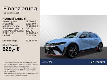 SPOTICAR Hyundai Ioniq 5 N (my24) 84 Kwh (609 Ps) 4wd Sitz-paket+ Gebraucht - Limousine Elektro  - Berlin - 1201198348_2