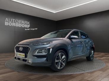 SPOTICAR Hyundai Kona Premium 4wd 1.6 T-gdi Led Hud Ruckfahrkam. Keyless Gebraucht - Suv Benzin Grau - Borsdorf - 1201191843_1