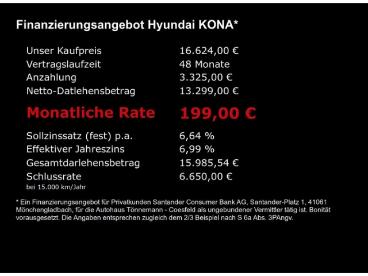 SPOTICAR Hyundai Kona T-gdi Edition 30 Plus+voll Led+navi+ruckfahrkamera Gebraucht - Suv Benzin  - Coesfeld - 1201225427_5