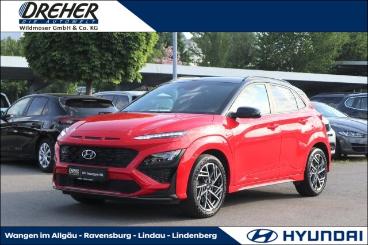 SPOTICAR Hyundai Kona 1.6 T-gdi N Line 4wd Autom./klima/ahk/pdc Gebraucht - Suv Benzin Schwarz - Wangen Im Allgäu - 1201291352_1