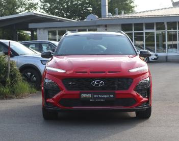 SPOTICAR Hyundai Kona 1.6 T-gdi N Line 4wd Autom./klima/ahk/pdc Gebraucht - Suv Benzin Schwarz - Wangen Im Allgäu - 1201291352_2