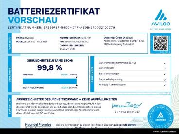 SPOTICAR Hyundai Kona Trend Elektro 2wd Shz/kam./klima/hifi/efh. Gebraucht - Suv Elektro Schwarz - Stavenhagen - 1201298846_2