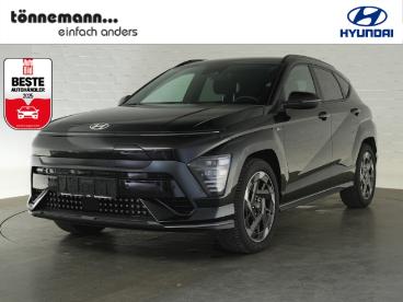 SPOTICAR Hyundai Kona Elektro N-line 65,4kwh At+voll Led+navi+ruckfahrka Gebraucht - Suv Elektro Schwarz - Coesfeld - 1201310715_1