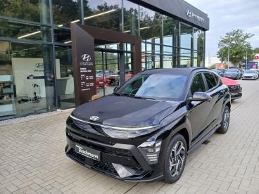 SPOTICAR Hyundai Kona Kona 1.6 T-gdi N Line +park Assistenz+elek Heckk Gebraucht - Suv Benzin Schwarz - Espelkamp - 1201343319_1