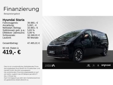 SPOTICAR Hyundai Staria 7-sitzer 2.2 Crdi 8at 4wd Signature +navi Gebraucht - Mini-van Diesel Schwarz - Dallgow - 1201277434_2