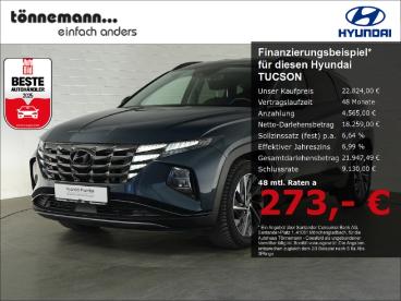 SPOTICAR Hyundai Tucson Trend Crdi 48v Dct+voll Led+navi+ruckfahrkamera+si Gebraucht - Suv Diesel Blau - Coesfeld - 1201245986_1