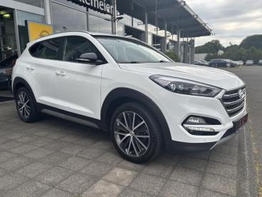 SPOTICAR Hyundai Tucson 1.6 Passion **automatik/navi/shz/kamera** Gebraucht - Suv Benzin Weiß - Greven - 1201315048_2