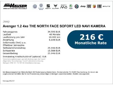 SPOTICAR Jeep Avenger 1.2 4xe The North Face Led Navi Kamera Sitzhzg. Gebraucht - Suv Benzin  - Pohlheim - 1201245262_2