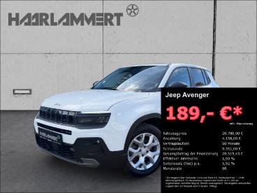 SPOTICAR Jeep Avenger Longitude Elektro+rfk+navi+shz+led+carplay Gebraucht - Suv Elektro Weiß - Hasbergen - 1201357309_1