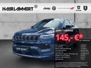 SPOTICAR Jeep Compass S Mild-hybrid Fwd Pdc+kamera+carplay+shz+navi Gebraucht - Suv Benzin  - Hasbergen - 1201024711_1