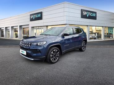 SPOTICAR Jeep Compass Limited Mild Hybrid 130 Automatik; *shz *alu *ruck Gebraucht - Suv Hybrid Blau - Wiesbaden - 1201155067_1