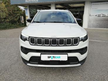 SPOTICAR Jeep Compass 1.5 Multiair Mild Hybrid Limited (euro 6d) Gebraucht - Suv Hybrid Weiß - Heidelberg - 1201188570_2