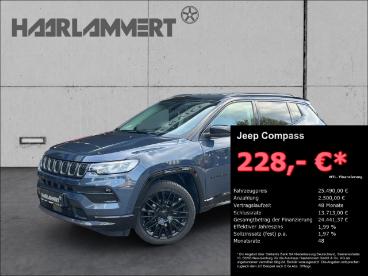 SPOTICAR Jeep Compass S Acc+navi+led+rfk+allwetter+carplay+winterp. Gebraucht - Suv Benzin Blau - Hasbergen - 1201348367_1