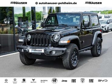 SPOTICAR Jeep Wrangler Willys 3.6 V6 Etorque At8 4x4 Ahk Navi Led Leder S Gebraucht - Suv Benzin Schwarz - Pohlheim - 1201291930_1