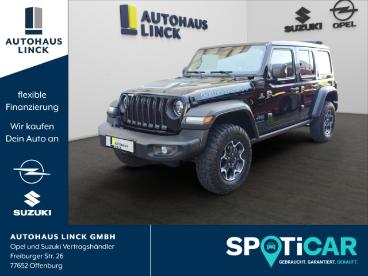 SPOTICAR Jeep Wrangler Rubicon Phev 4xe Sky One-touch 3t Ahz Gebraucht - Suv Plug-in Hybrid Schwarz - Offenburg - 1201305999_1