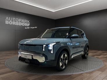 SPOTICAR Kia Ev2 42,2kwh Fwd Earth 4 Sitze 360° Led Nav Shz Gebraucht - Kleinwagen Elektro Blau - Borsdorf - 1201269183_1