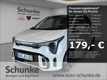 SPOTICAR Kia Picanto 1.2 Dpi Gt Line Navi Leder Led Klimaautom Shz Lenk Gebraucht - Kleinwagen Benzin Beige - Aurich - 1201273247_1