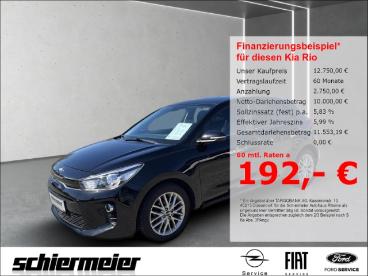 SPOTICAR Kia Rio 1.2 Dream Team Multimedia Kamera Shz Allwetter Gebraucht - Kleinwagen Benzin Schwarz - Rheine - 1201273311_1