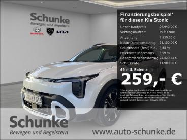 SPOTICAR Kia Stonic 1.0 T-gdi Gt-line Navi Led Klimaautom Shz Lenkradh Gebraucht - Suv Benzin Weiß - Aurich - 1201273309_1