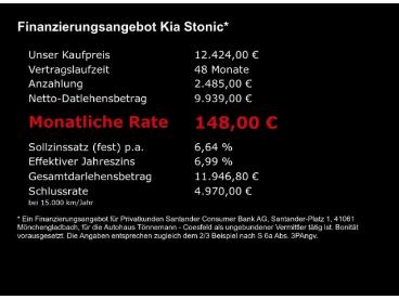 SPOTICAR Kia Stonic T-gdi Platinum Edition+ahk+navi+ruckfahrkamera+sit Gebraucht - Suv Benzin Grau - Coesfeld - 1201330557_4