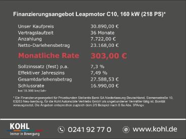 SPOTICAR Leapmotor C10 Dab Pdc 360° Kamera Acc Shz Klimaautom. Gebraucht - Geländewagen Elektro  - Aachen - 1201075403_3