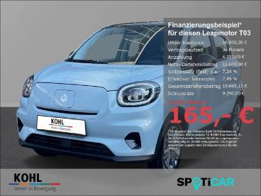 SPOTICAR Leapmotor T03 Design Pdc Dab+ Totwinkel Ruckfahrkamera Gebraucht - Kleinwagen Elektro Blau - Aachen - 1201268555_1