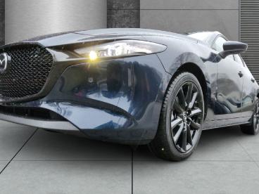 SPOTICAR Mazda 3 Exclusive-line Hud Navi Soundsystem Bose Led Acc A Gebraucht - Limousine Benzin Blau - Norderstedt - 1201282828_4
