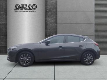 SPOTICAR Mazda 3 2.0 120ps Hatchback Mehrzonenklima Keyless Notbrem Gebraucht - Limousine Benzin Grau - Bad Schwartau - 1201285446_2
