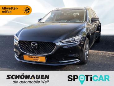 SPOTICAR Mazda 6 Kombi 2.0 Skyactiv-g +l/shz+navi+rfk+pdc+ Exclusiv Gebraucht - Kombi Benzin Schwarz - Solingen - 1201278667_1