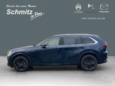 SPOTICAR Mazda Cx-80 Homura Plus Phev Hud Panorama Navi Klimaautom E-si Gebraucht - Geländewagen Plug-in Hybrid Blau - Köln - 1201269301_2