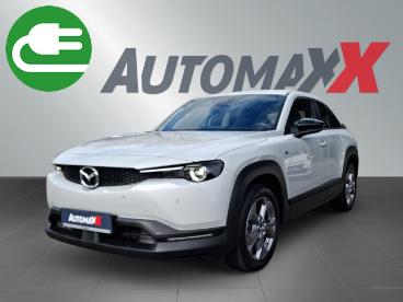 SPOTICAR Mazda Mx 30 Mx-30 Exclusive Line Acc Led Navi Carplay Klima Mx-30 Ex Gebraucht - Geländewagen Elektro Weiß - Aachen - 1201271823_1