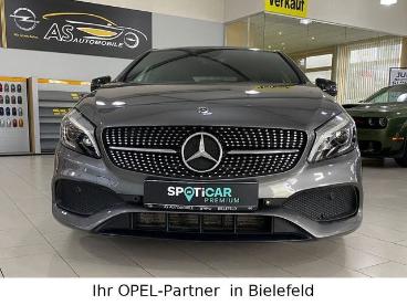 SPOTICAR Mercedes A-klasse Classe A Amg-line/leder/navi/shz/pdc/harman-kardon Gebraucht - Limousine Benzin Grau - Bielefeld - 1201257976_2