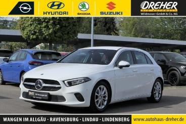SPOTICAR Mercedes A-klasse Classe A Progressive Navi/autom./klima/led Sitzhzg. Gebraucht - Limousine Benzin Weiß - Wangen Im Allgäu - 1201269541_1