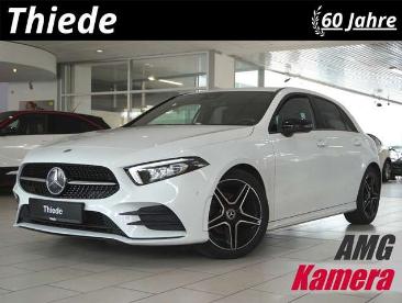 SPOTICAR Mercedes A-klasse Classe A Amg Line 7g-dct Navi/led/virt./kamera/dab+ Gebraucht - Limousine Benzin Weiß - Schöningen - 1201271377_1