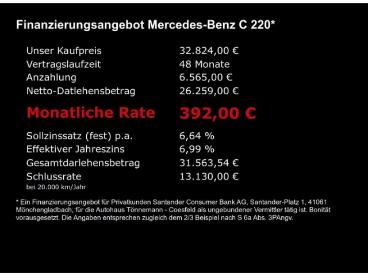 SPOTICAR Mercedes C-klasse Classe C D T Avantgarde At+ahk+led+navi+ruckfahrkamera+park Gebraucht - Coupé-cabrio Diesel  - Coesfeld - 1201190701_5