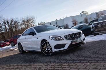 SPOTICAR Mercedes C-klasse Classe C C 300 Amg-line Night-paket Pano/burmester/ Gebraucht - Coupé-cabrio Benzin Weiß - Moenchweiler - 1201227659_1