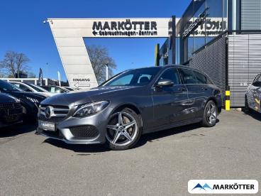 SPOTICAR Mercedes C-klasse Classe C T Amg Line Acc/ahk/blis/navi/pano/shz Gebraucht - Coupé-cabrio Benzin Grau - Gütersloh - 1201261922_1