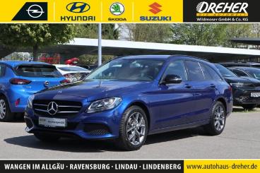 SPOTICAR Mercedes C-klasse Classe C T Avantgarde Navi/autom./klima/sitzhzg. Gebraucht - Coupé-cabrio Benzin Blau - Wangen Im Allgäu - 1201269510_1