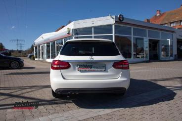 SPOTICAR Mercedes C-klasse Classe C C 250d T 4matic Bluetec Night-pak./ahk/pan Gebraucht - Coupé-cabrio Diesel Weiß - Moenchweiler - 1201270064_5