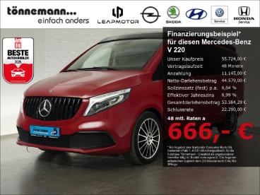 SPOTICAR Mercedes V-klasse V220 D Marco Polo At+ahk+navi+sitzheizung+schiebedach Gebraucht - Mini-van Diesel Rot - Coesfeld - 1201135636_1