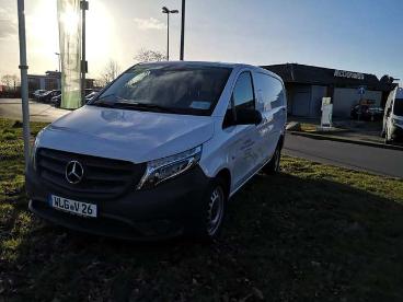 SPOTICAR Mercedes Vito 114 Cdi/bt Rwd Lang - Ahk, Rf-kamera, Klima Gebraucht -  Diesel Weiß - Wolgast - 1201273812_1