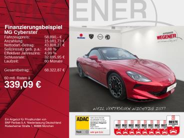 SPOTICAR Mg Cyberster Roadster Bose*dinamica*flugelturen Gebraucht - Coupé-cabrio Elektro Rot - Berlin - 1201271436_2