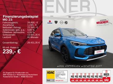 SPOTICAR Mg Zs + Luxury 1.5 Led|360|leder|sitzhzg|acc Gebraucht - Suv Hybrid Blau - Berlin - 1201282240_2