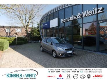 SPOTICAR Mitsubishi Space Star Spacestar 1.2 Top 5-turig Shz Temp Tel.-vorb. Berganfahrass. Gebraucht - Kleinwagen Benzin Grau - Erkelenz - 1201280514_1