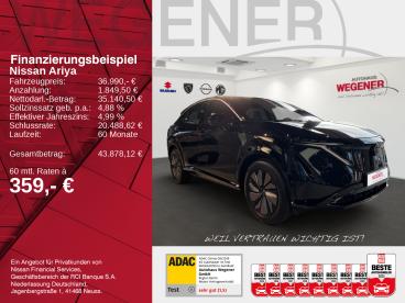 SPOTICAR Nissan Ariya 63 Kwh Basis Acc*totwinkel*navi*kamera*pdc Gebraucht - Suv Elektro Schwarz - Berlin - 1201271902_2