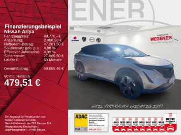 SPOTICAR Nissan Ariya 87 Kwh Evolve Pack Allrad Pano*hud*nappa Gebraucht - Suv Elektro Silber - Berlin - 1201282141_2
