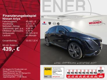 SPOTICAR Nissan Ariya 87 Kwh Evolve Pack+20´lm*pano*kamera*navi Gebraucht - Suv Elektro Grün - Berlin - 1201282232_2