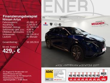 SPOTICAR Nissan Ariya 63 Kwh Advance Pack+navi*acc*pdc*totwinkel Gebraucht - Suv Elektro Blau - Berlin - 1201321458_2