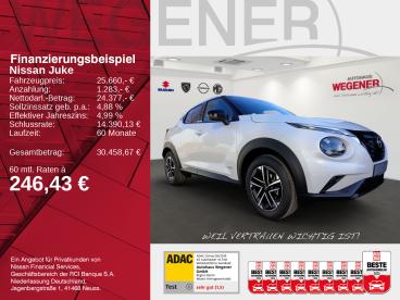 SPOTICAR Nissan Juke N-connecta 1.6 Hybrid 4amt Shz Lhz 360°kamera Gebraucht - Suv Benzin Weiß - Berlin - 1201103683_2